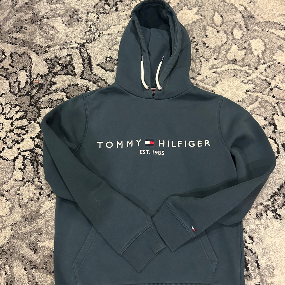 Tommy Hilfiger Organic Cotton Dark Green Sweatshirt